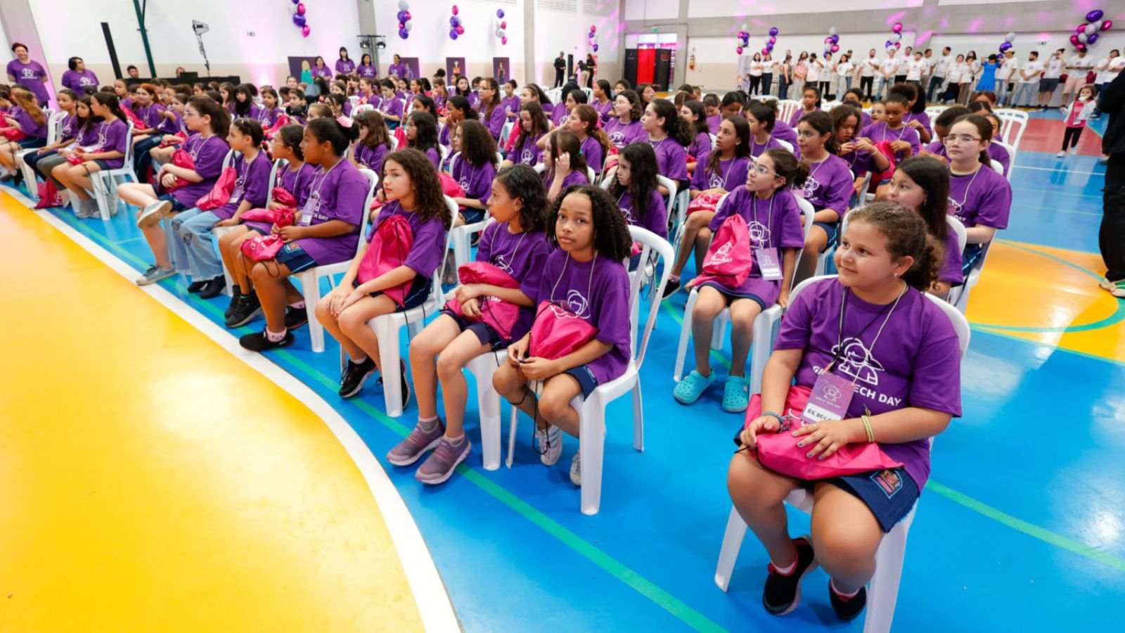 Alunas no Girls Tech Day