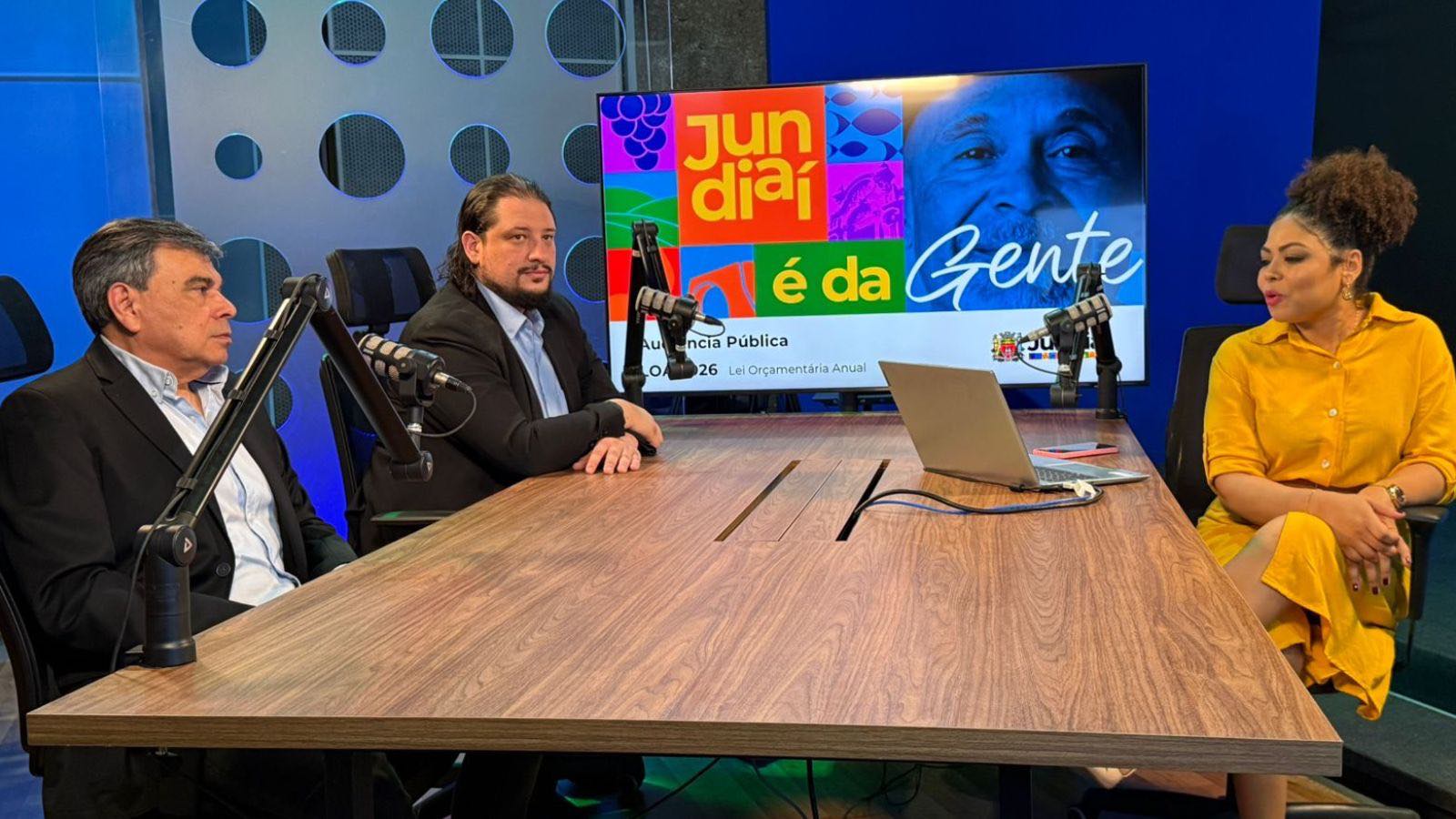 Representantes da Prefeitura de Jundiaí