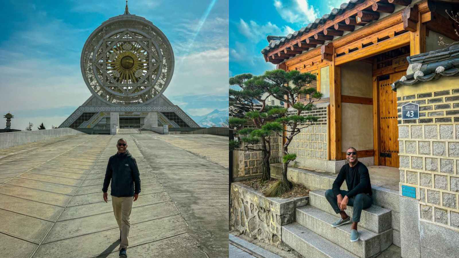 Robson no Turcomenistão e Coreia do Sul