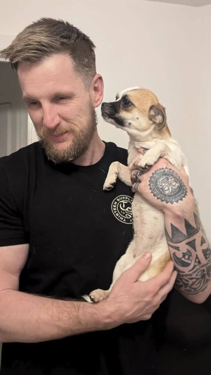 Cachorro perdido volta para casa após tutores passarem cinco dias grelhando seu petisco favorito