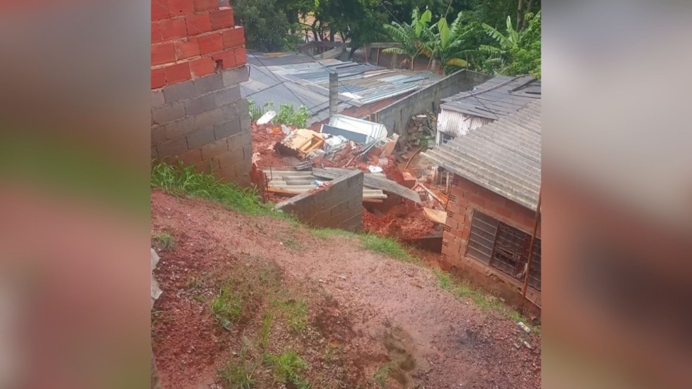 Desabamento em Campo Limpo Paulista