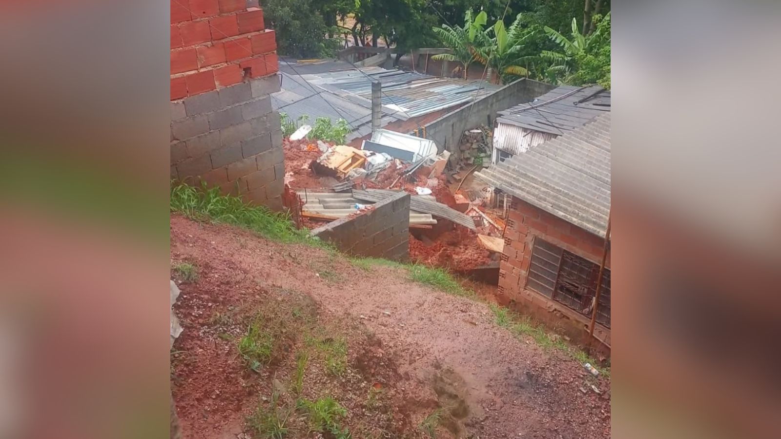 Desabamento em Campo Limpo Paulista