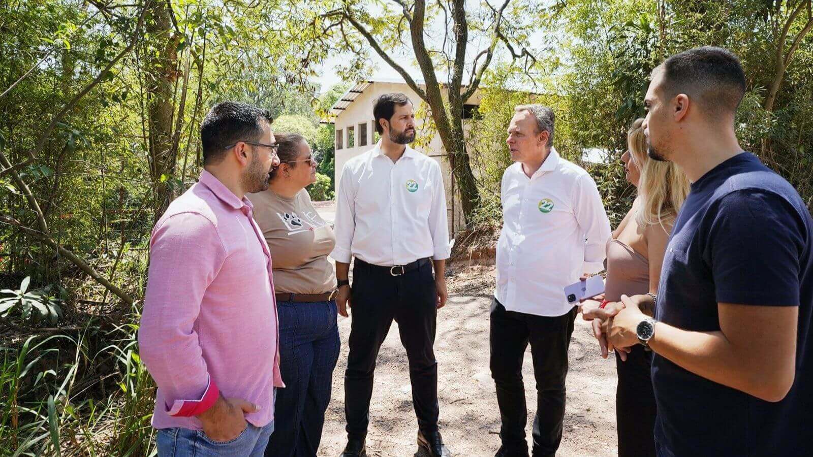 Parimoschi visita obras do primeiro hospital público veterinário de Jundiaí