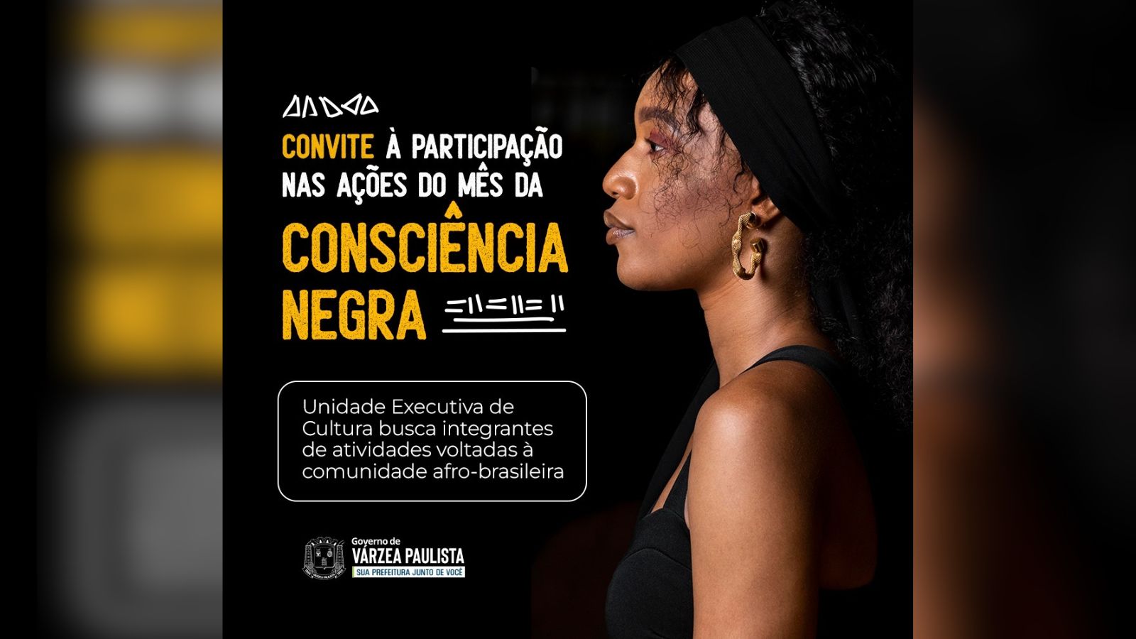 Convite para o Mês da Consciência Negra