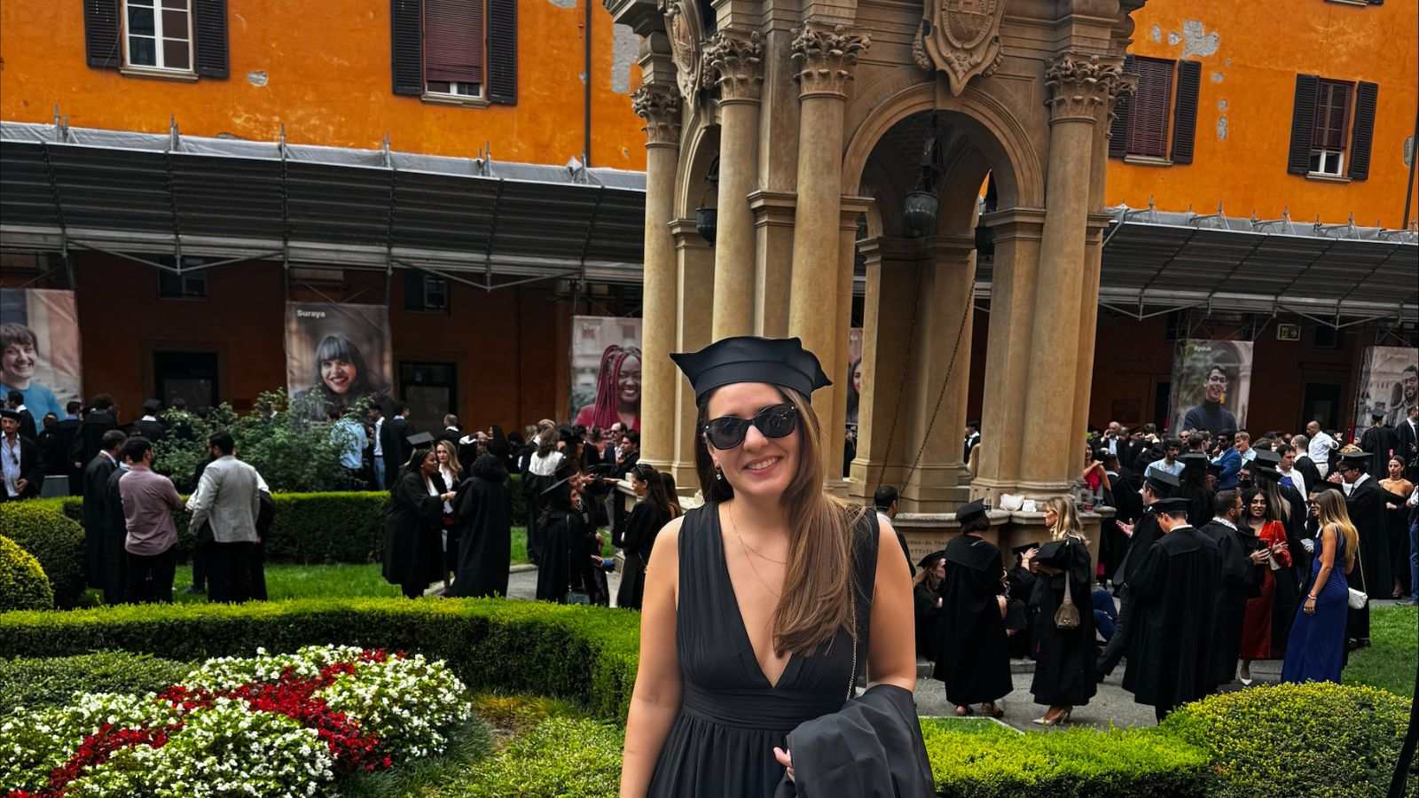 Andressa, de Várzea Paulista, na Itália