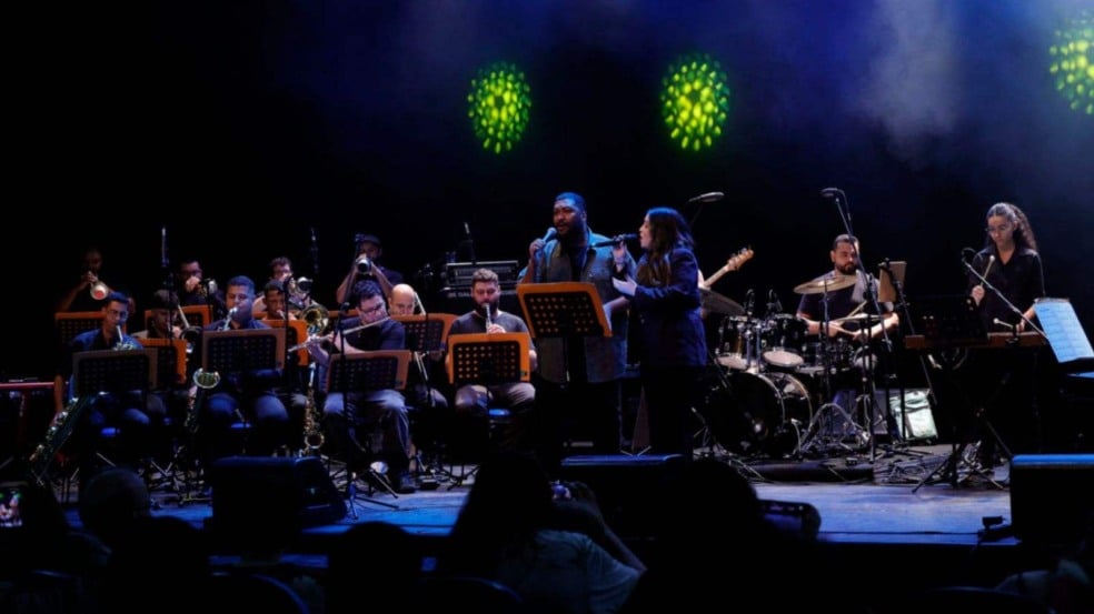 Apresentação durante o Festival de Música.