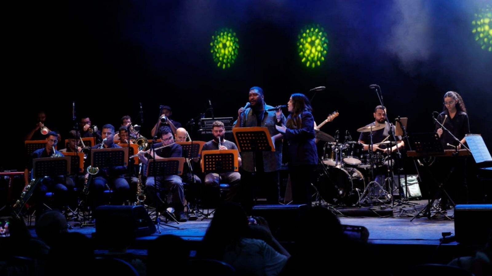 Apresentação durante o Festival de Música.