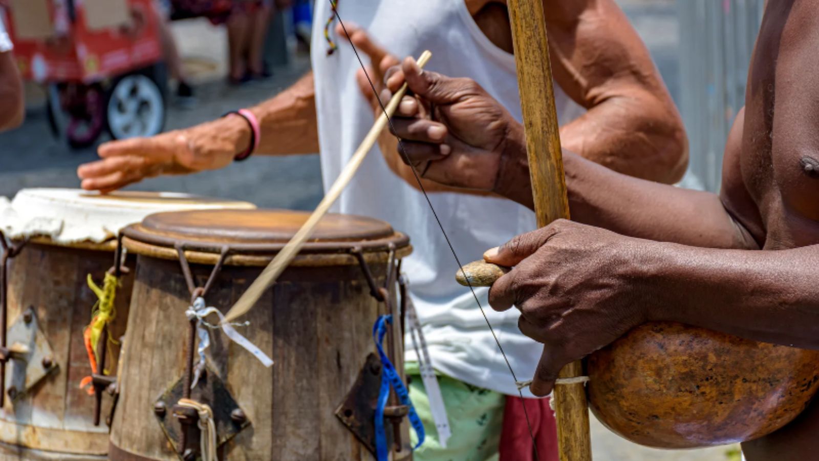 Capoeira faz parte da programação da cultura afro-brasileira.