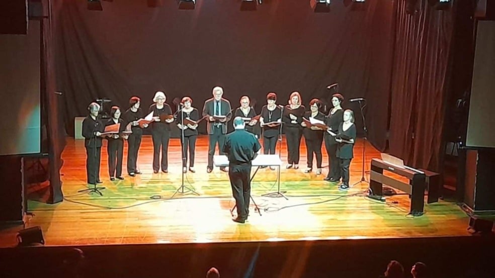 Apresentação de corais.