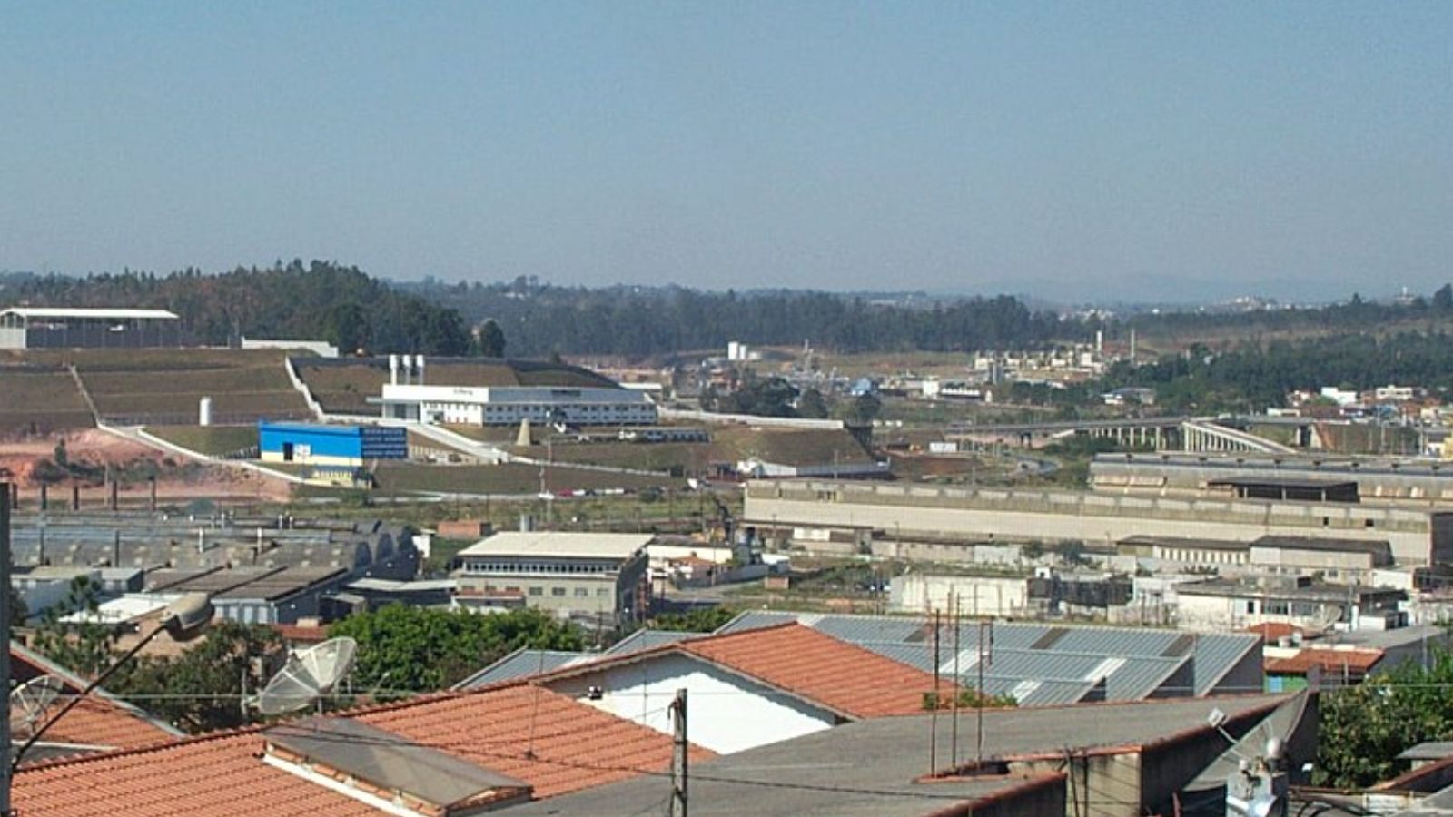 Várzea Paulista em vista panorâmica.