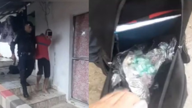 Polícia realizando prisão de fugitivo por tráfico de drogas em Jundiaí.