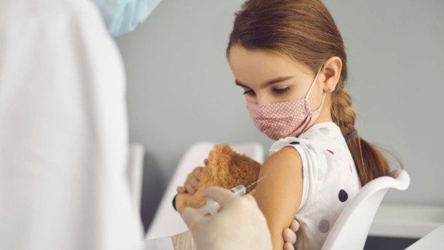 Imunização da Covid-19 em crianças.