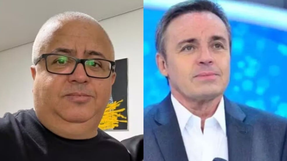 Ricardo à esquerda; Gugu Liberato, à direita.