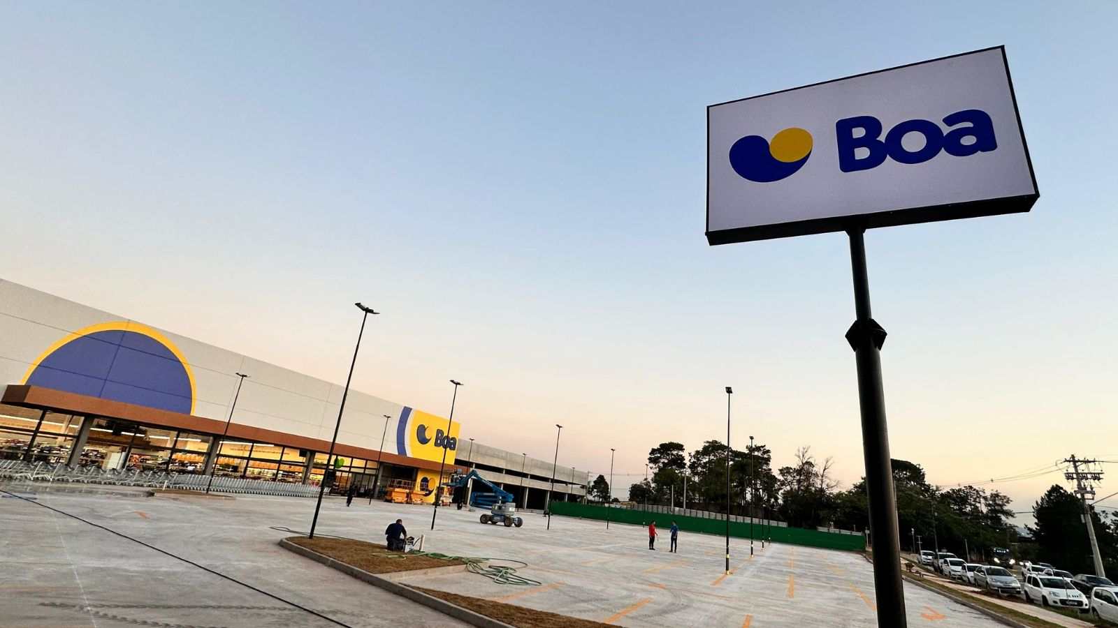 Fachada do Boa Supermercados do Parque Cetenário, em Jundiaí)