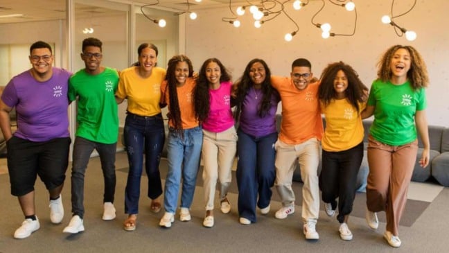 Jovens do Instituto Coca-Cola Brasil.