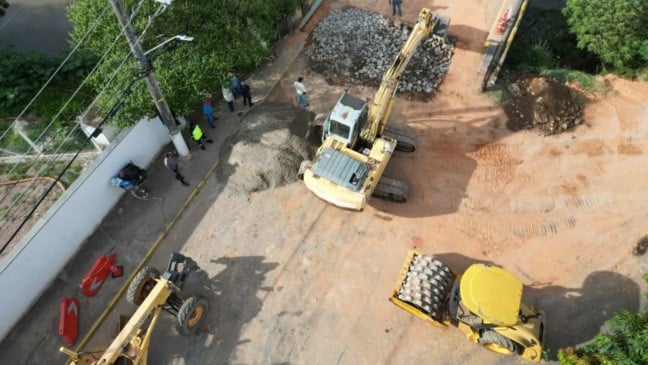 Obra Ponte da Mina, da Prefeitura de Itupeva