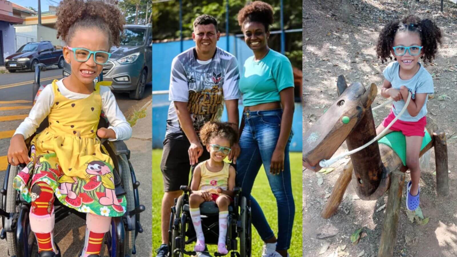 Família de Jundiaí cria vaquinha para comprar andador adaptado para a pequena Mariana