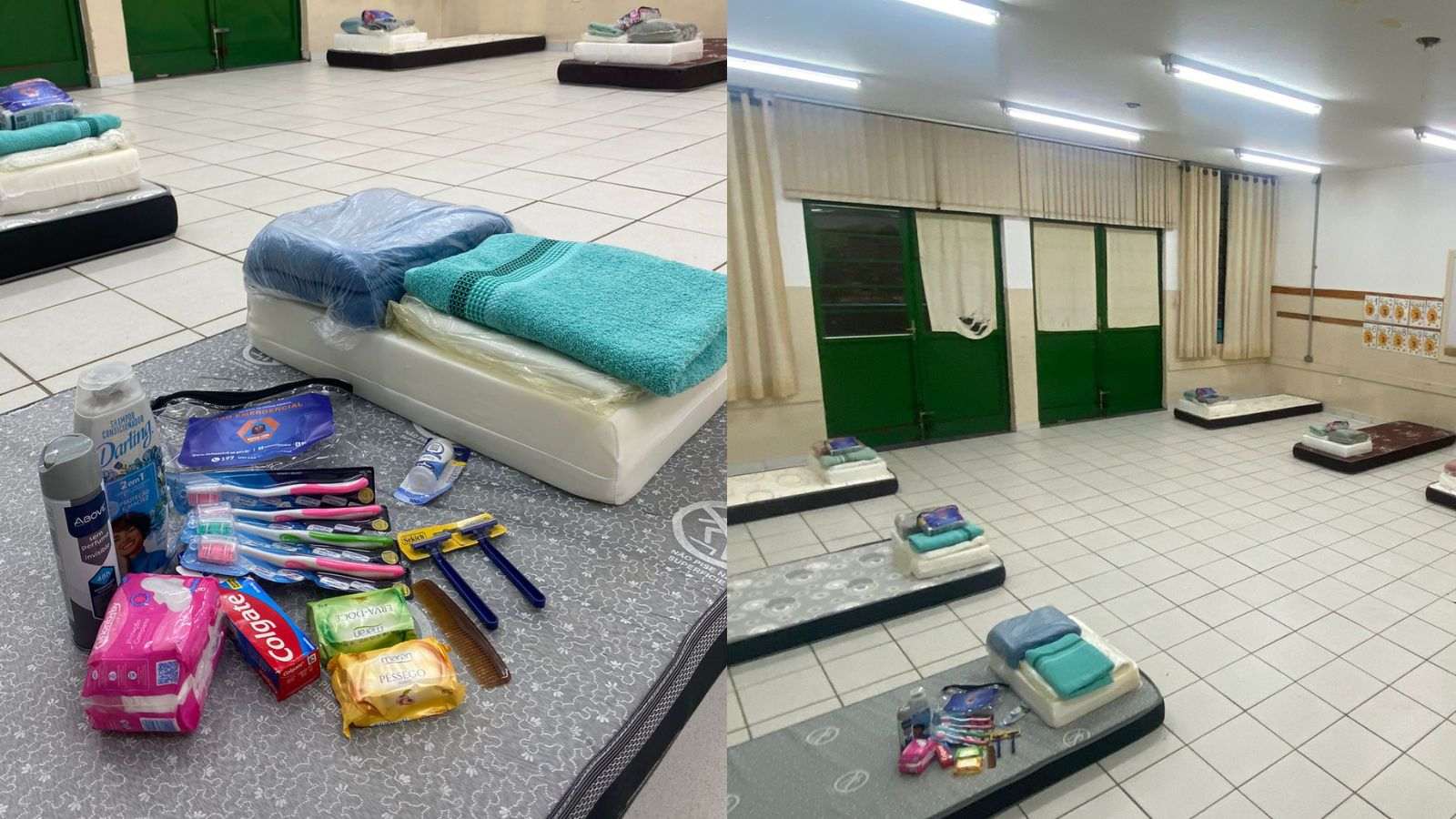 Materiais da doação