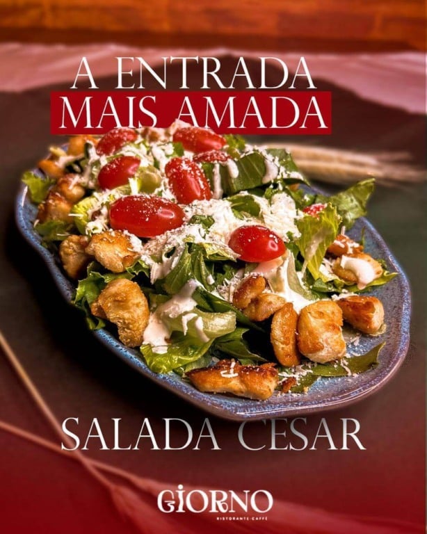 Pratos do restaurante Giorno Ristorante Caffé