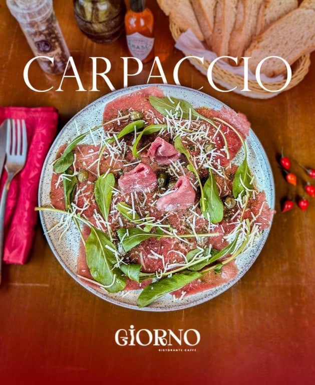 Pratos do restaurante Giorno Ristorante Caffé