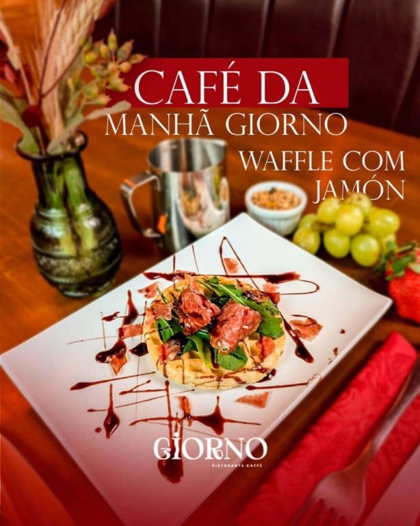 Pratos do restaurante Giorno Ristorante Caffé