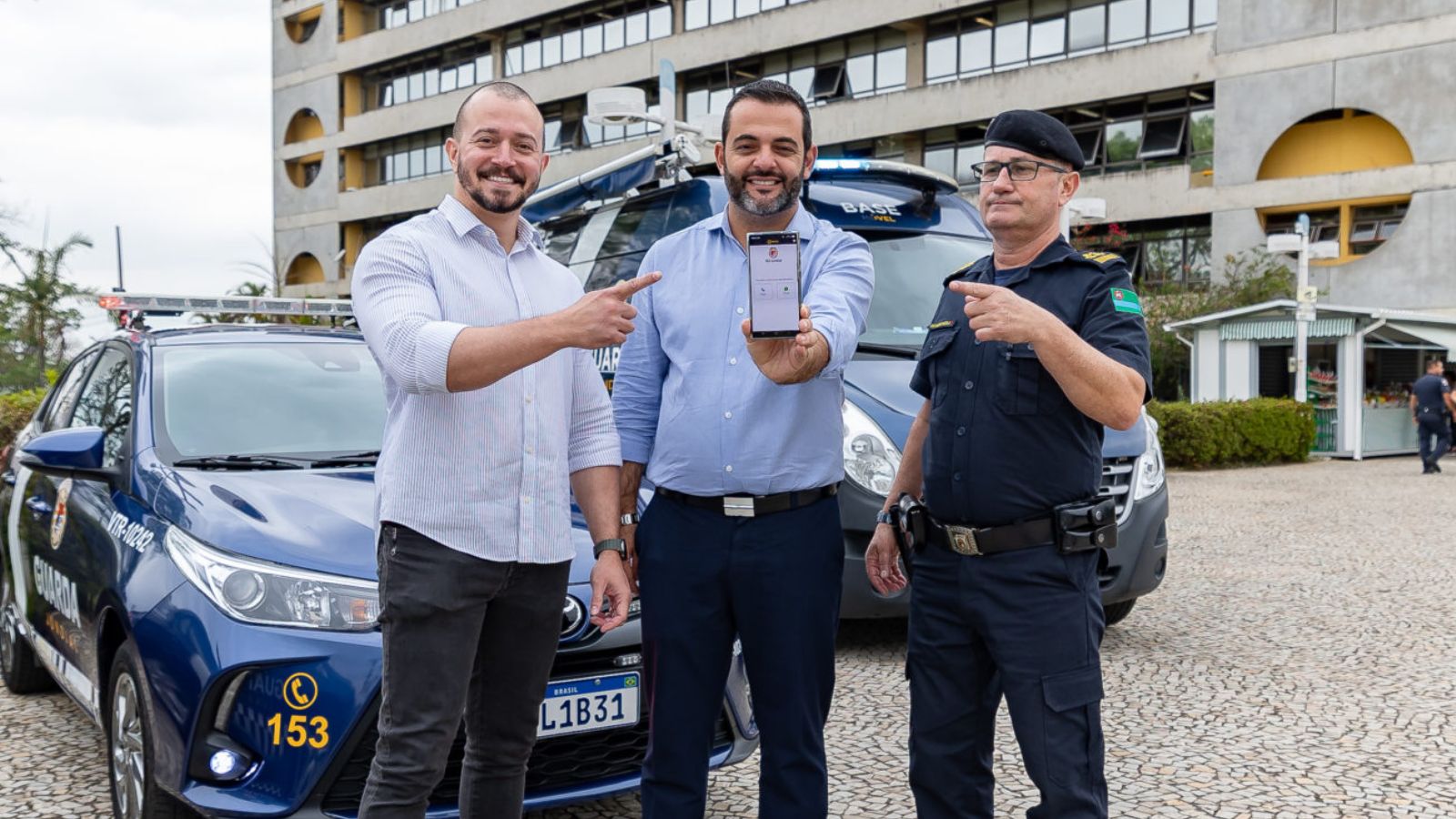 Prefeito de Jundiaí apresenta novo app da Guarda Municipal de Jundiaí