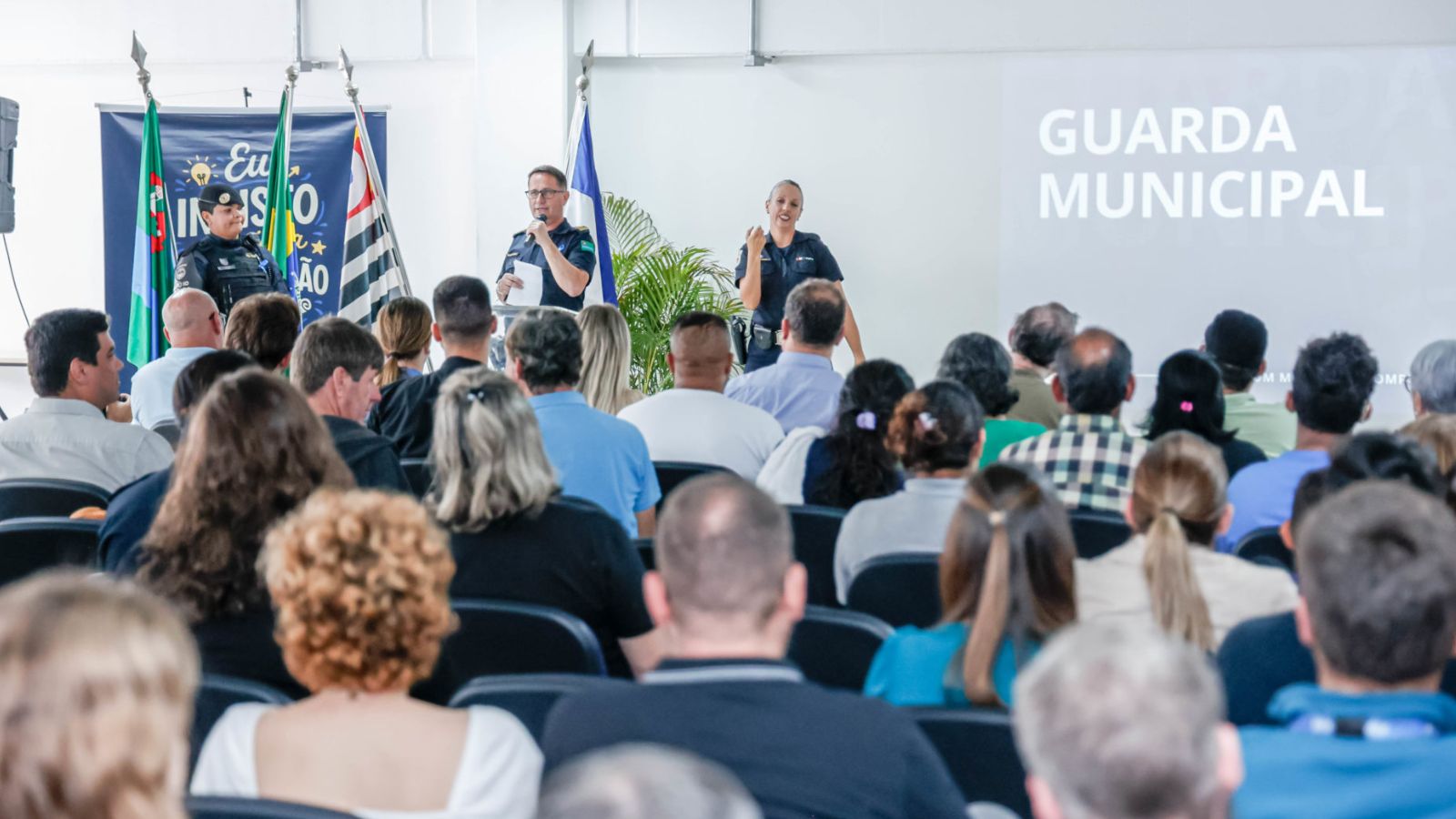 Evento do Setembro Azul, realizado pela Guarda Municipal de Jundiaí no CIES