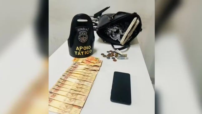 Bolsa usada no roubo