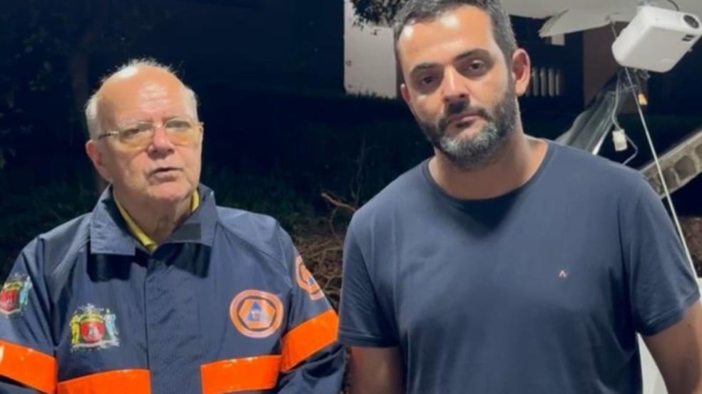 Gustavo Martinelli acompanha ações da Defesa Civil após fortes chuvas em Jundiaí