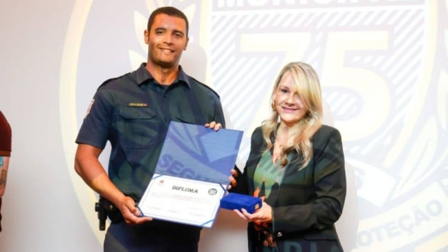 Homenagens a agentes marcam aniversário de 75 anos da Guarda Municipal de Jundiaí