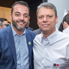 Gustavo Martinelli e Tarcísio Freitas