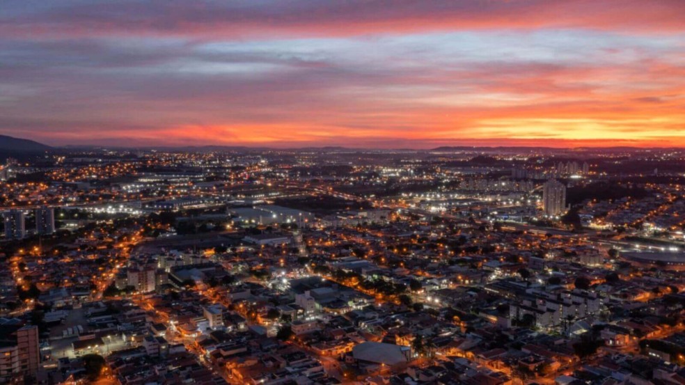 Cidade de Jundiaí vista de cima