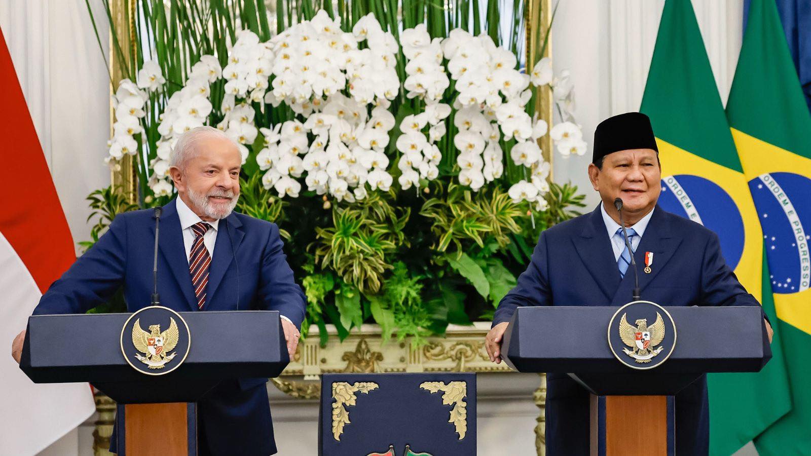 Lula e presidente da Indonésia