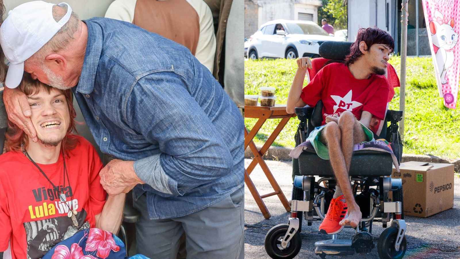 Juliano Peinado, candidato de Itatiba e o atual presidente, Lula