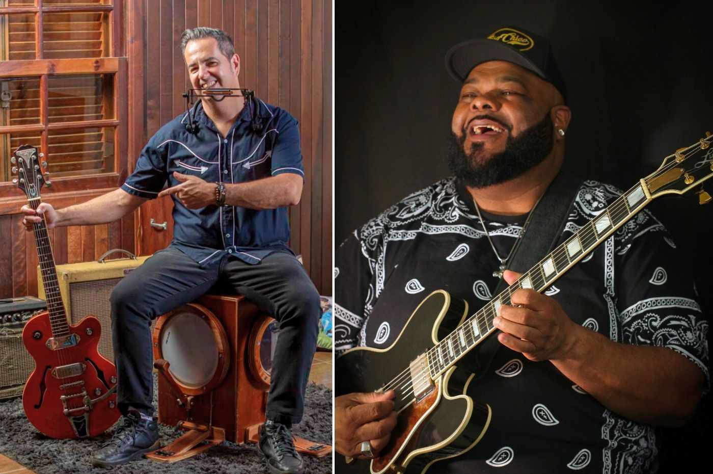 Os artistas Marcio Maresia e Big Chico se apresentam na comemoração de 1 ano do Vino! Jundiaí