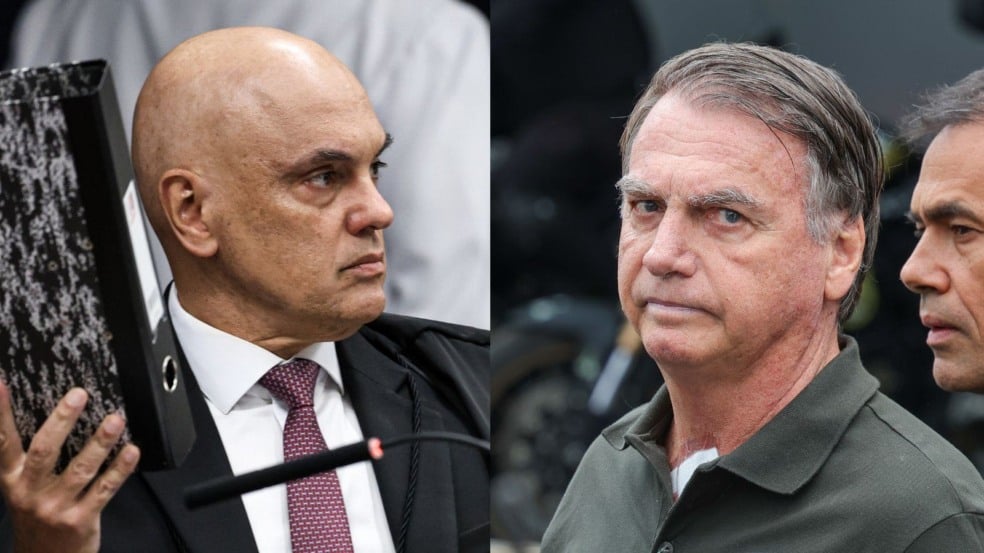 Moraes e Bolsonaro Moraes e Bolsonaro