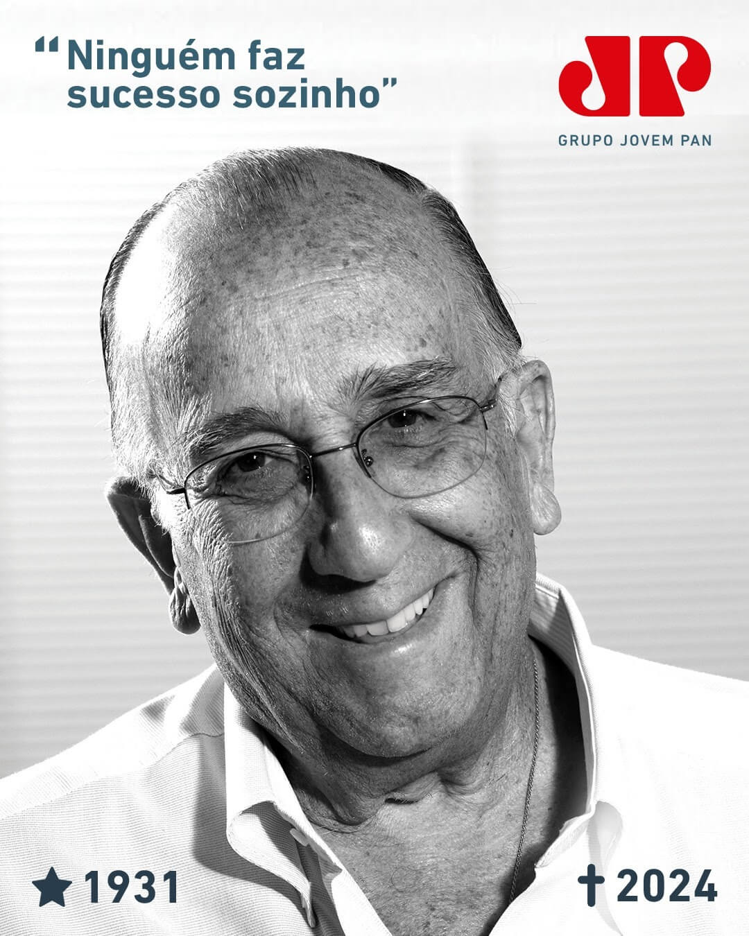 Seu Tuta fundador da Jovem Pan