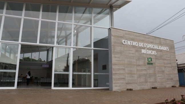 Fachada Centro de Especialidades de Campo Limpo Paulista