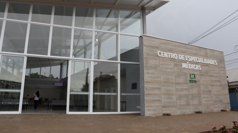 Fachada Centro de Especialidades de Campo Limpo Paulista