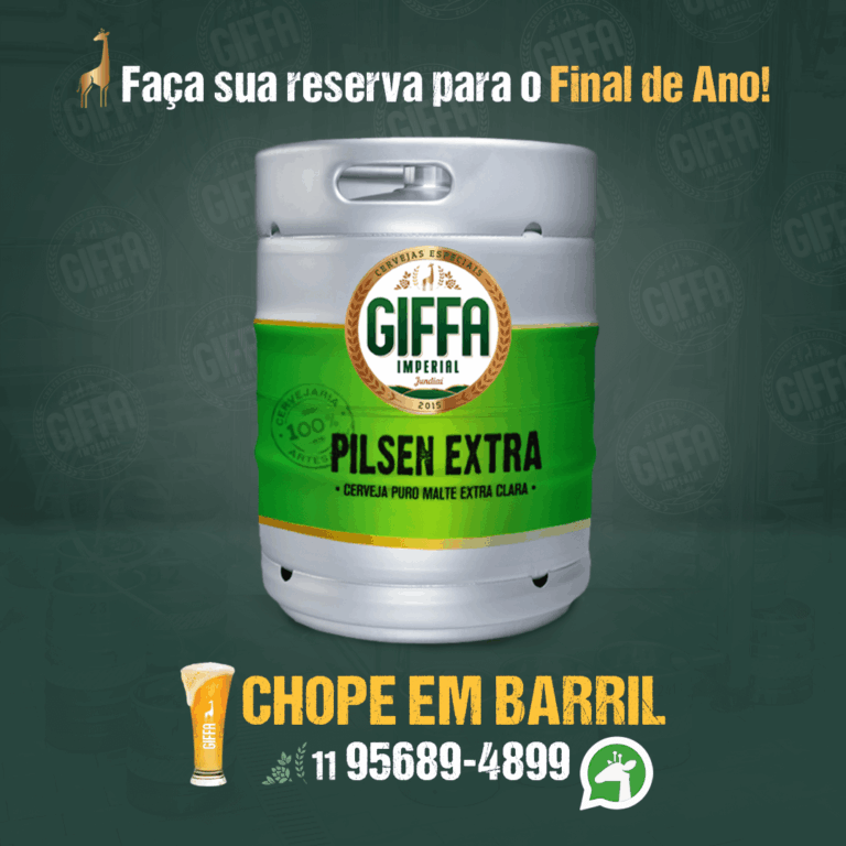 Chope da Giffa Imperial Cervejaria para o final de ano