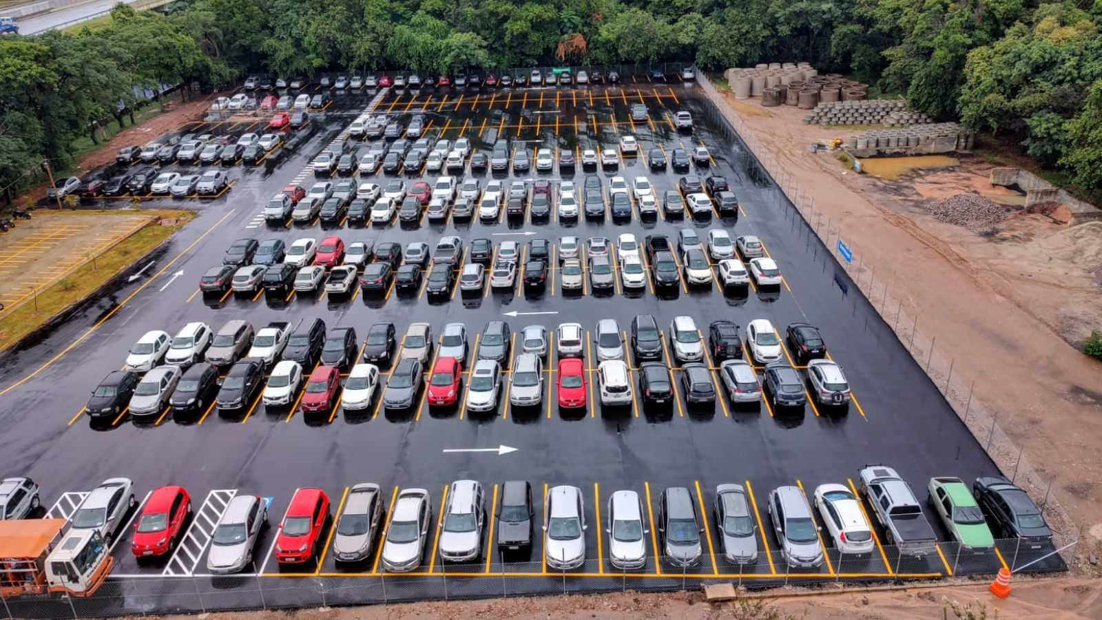 Novo estacionamento DAE Jundiaí