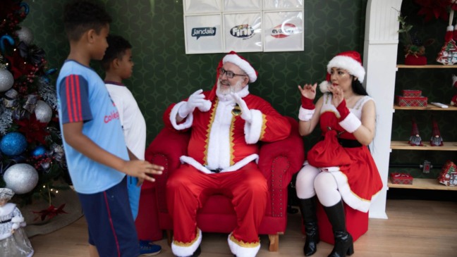 Papai Noel Surdo da ACE Jundiaí