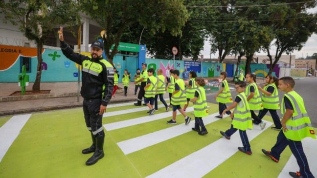 Projeto De olho na faixa, referente a mobilidade urbana
