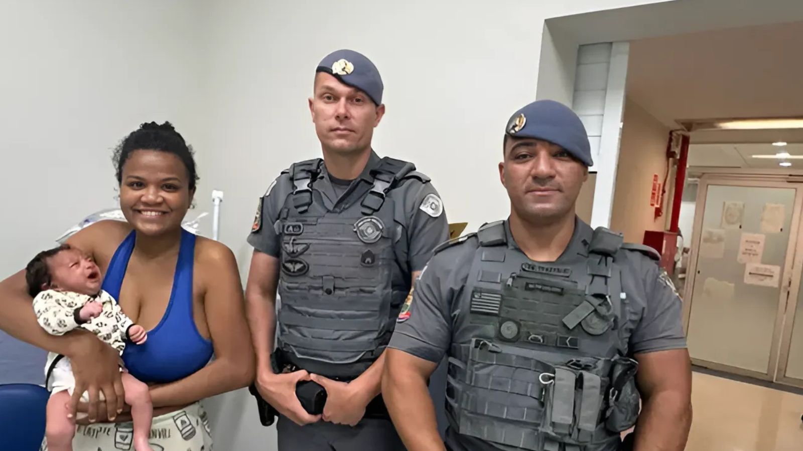 Policiais e mãe da bebê engasgada de Jundiaí