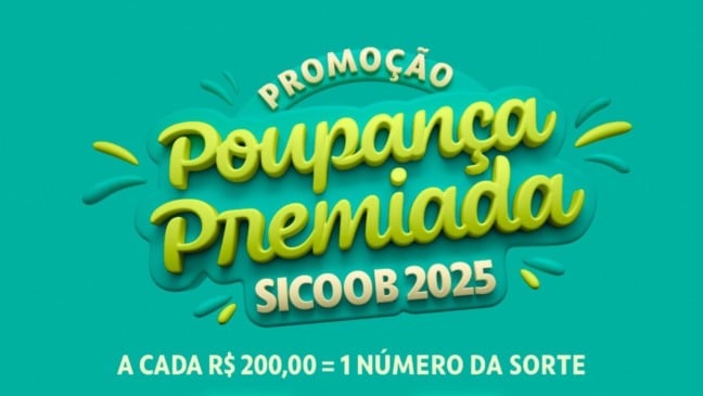 Arte de divulgação da campanha Poupança Premiada da Sicoob Arte de divulgação da campanha Poupança Premiada da Sicoob