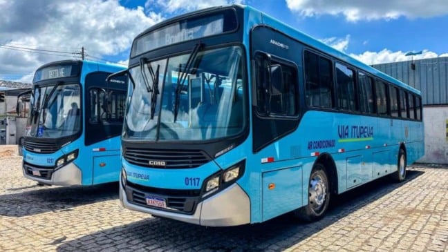 Novos ônibus disponibilizados pela Prefeitura de Itupeva