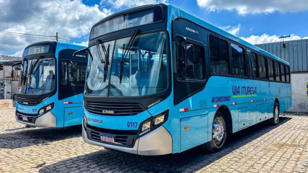 Novos ônibus disponibilizados pela Prefeitura de Itupeva