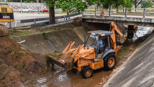 Obras de prevenção à enchentes