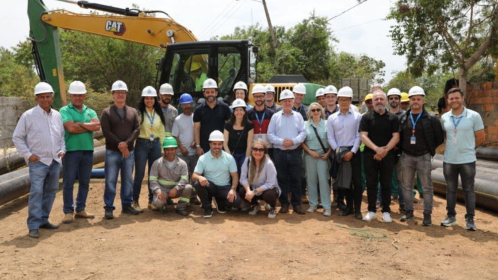 Representantes da DAE e Prefeitura de Jundiaí