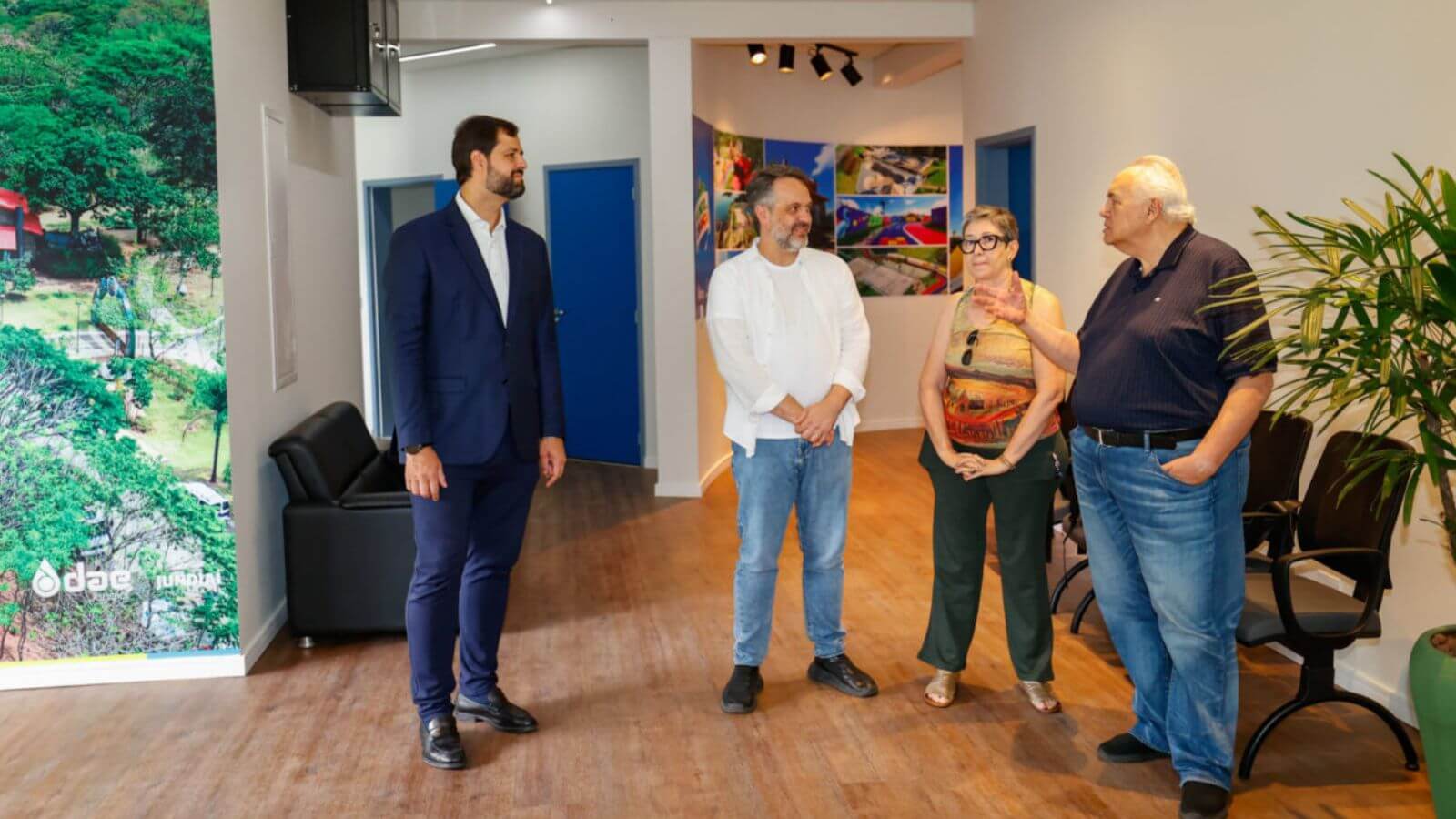 Prefeito Luiz Fernando visita Casa Catavento em Jundiaí